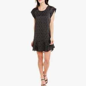 NWOT Joie Carlen Black Star Printed Mini Shift Dress XS